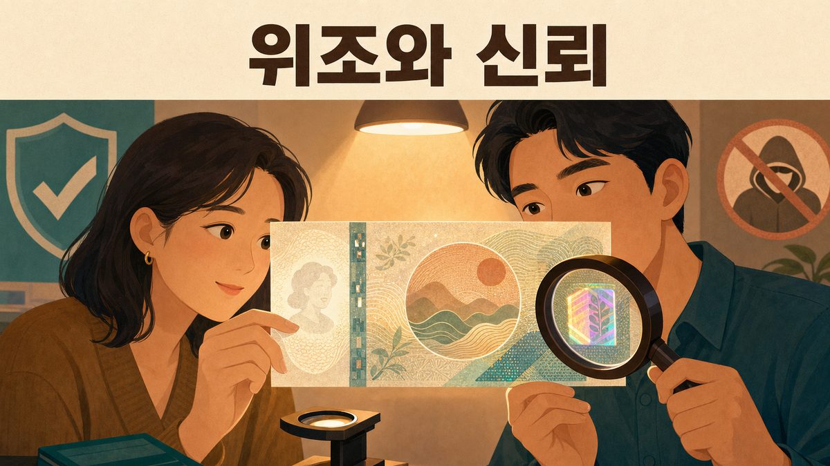 가짜 돈을 막아온 방법들 — 위조와 신뢰