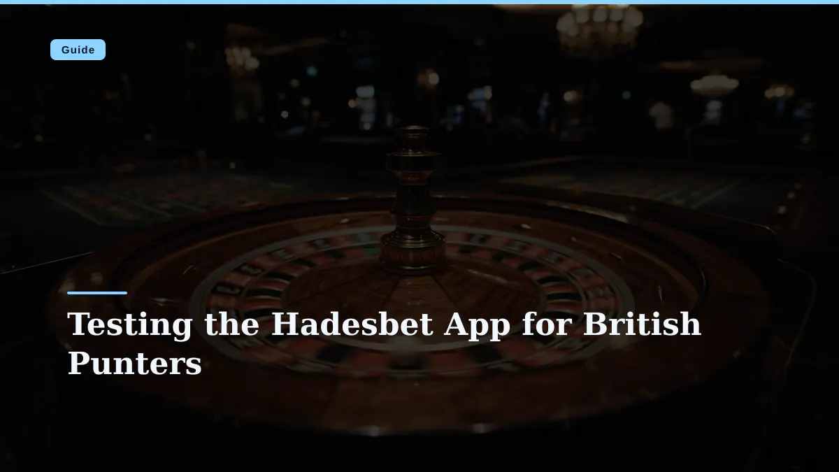 Testing the Hadesbet App for British Punters
