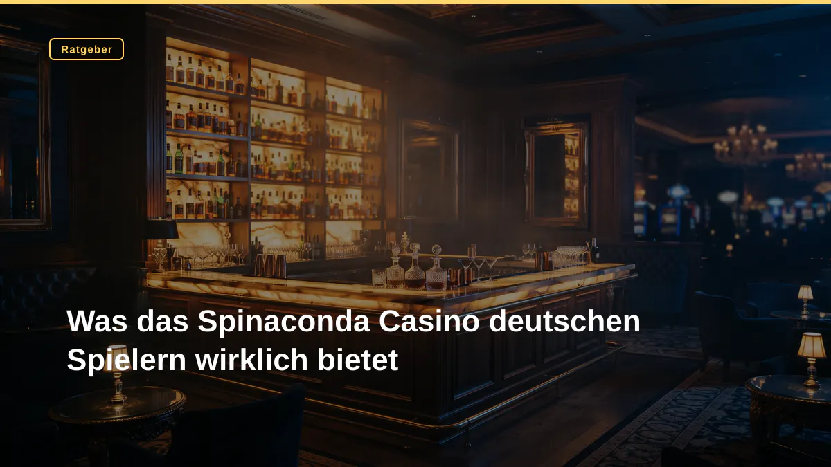 Was das Spinaconda Casino deutschen Spielern wirklich bietet