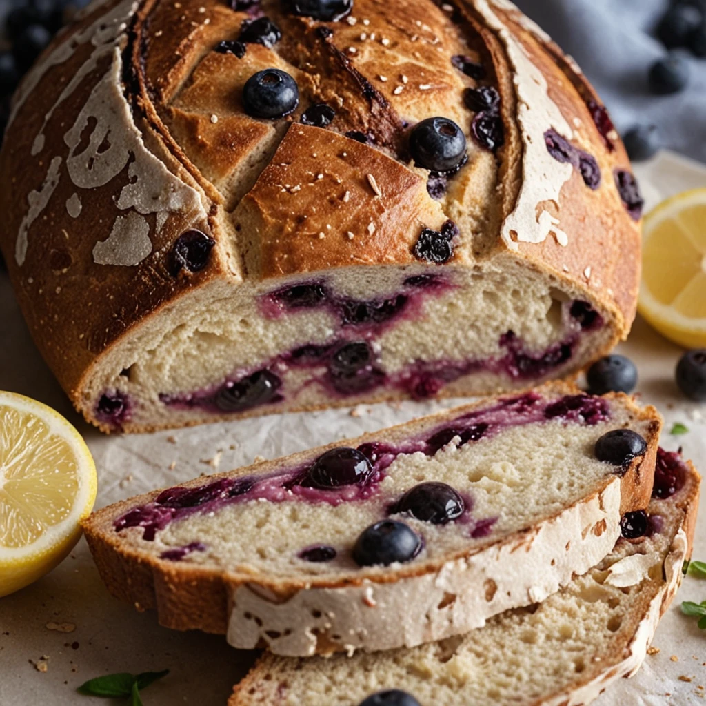 Lemon Blueberry Sourdough Bread Formula