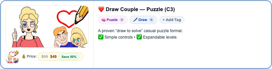 Mega Savings (-1000 USD) - 2025 Year End All Construct 3 + Construct 2 HTML5 Games Bundle