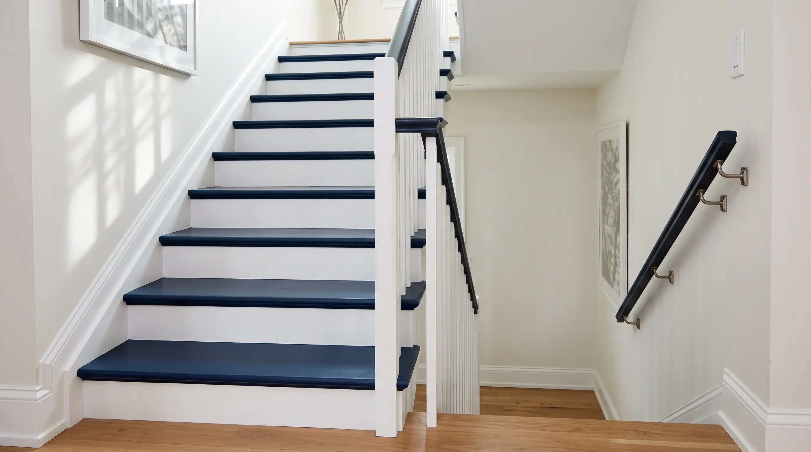 Painted Treads Bold Color Stairs
