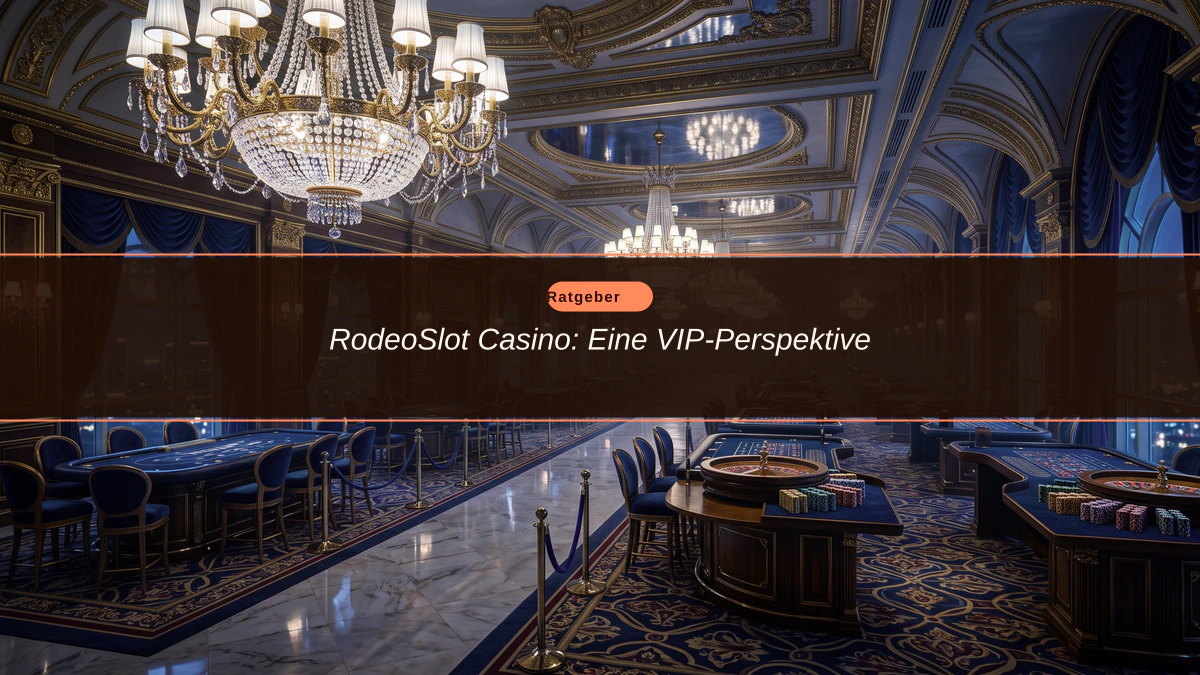 RodeoSlot Casino: Eine VIP-Perspektive