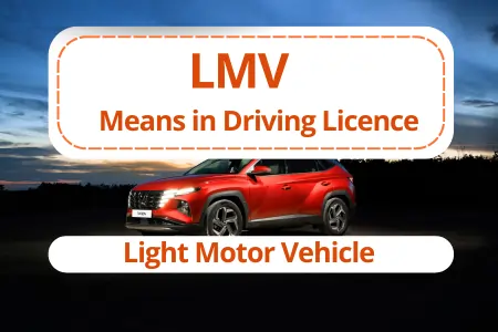 lmv means in driving license