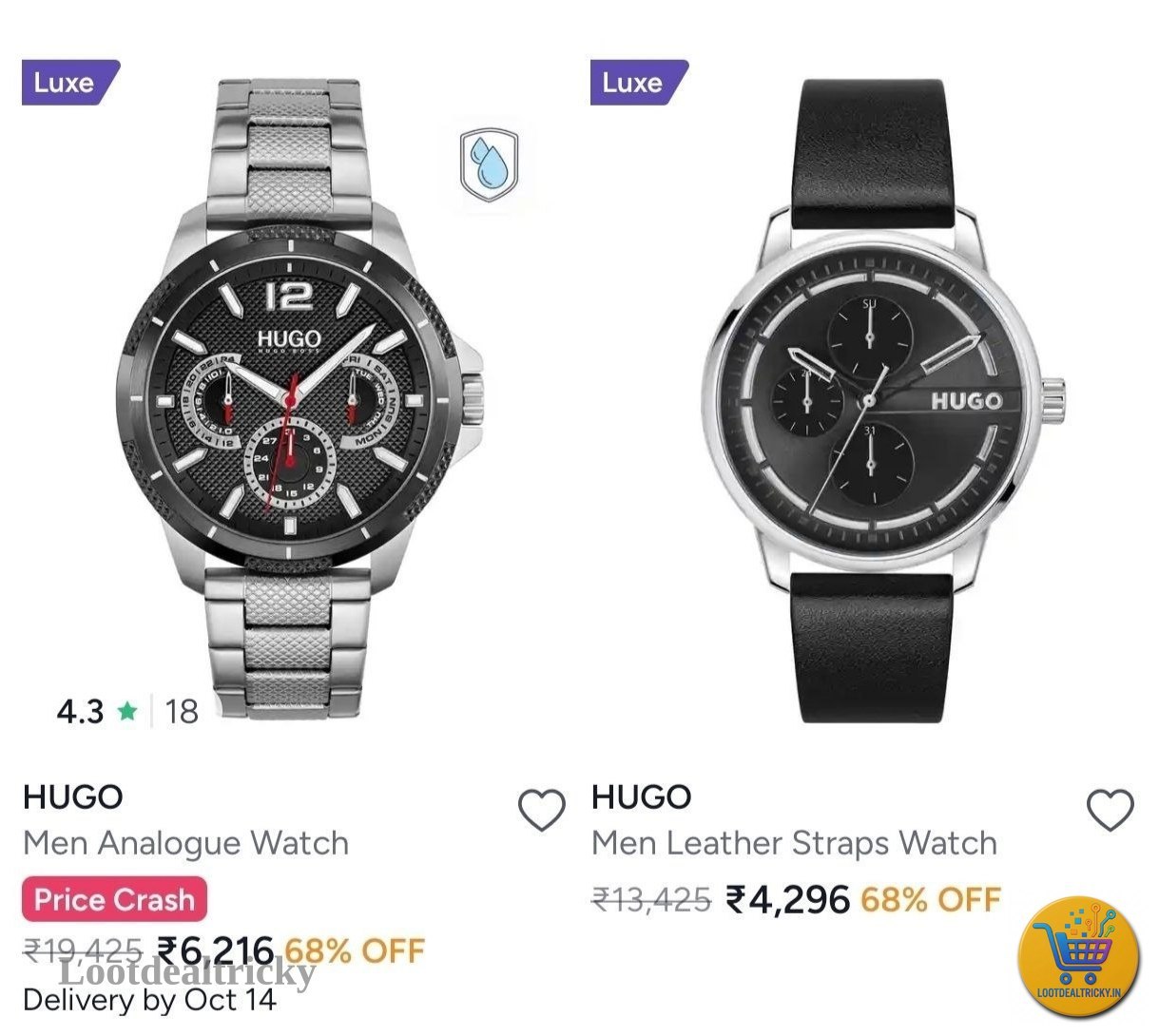 Hugo Watches Upto – Just 68% OFF | Exclusive Sale Discount Hugo Watches Upto – Just 68% OFF | Exclusive Sale Discount