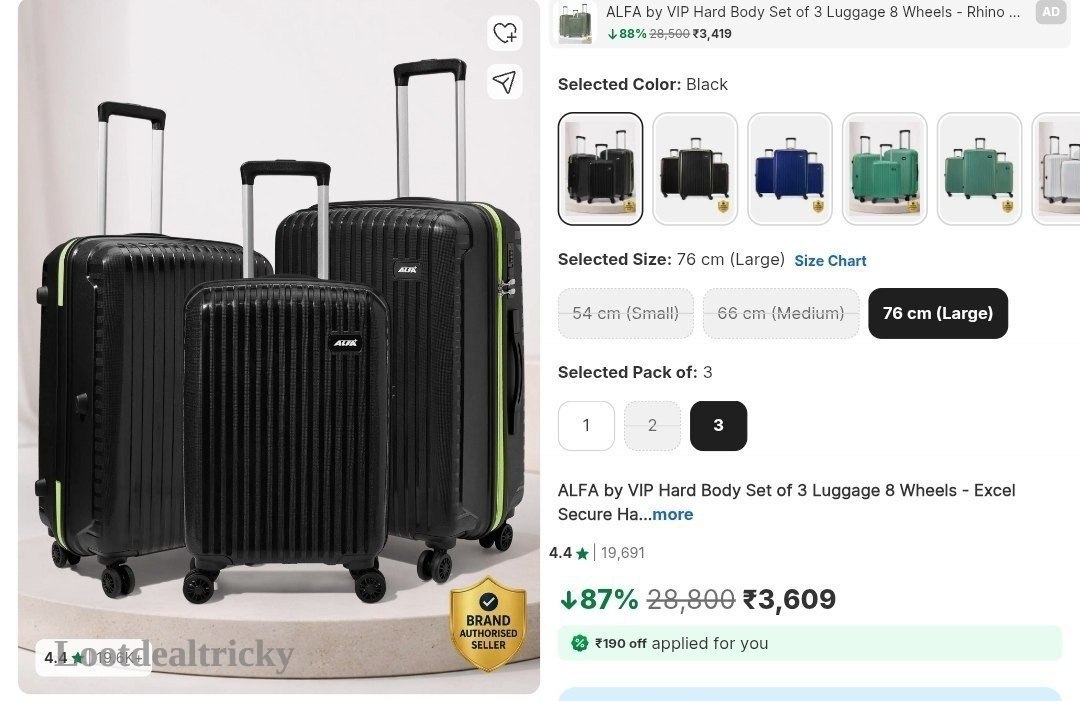 Hard Body Trolley Offer Image