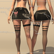 skirt toggles