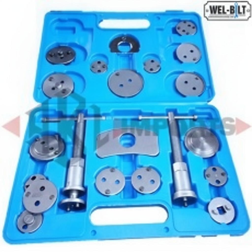 Universal Caliper Wind Back Kit, 21-Piece, 17 Adapters