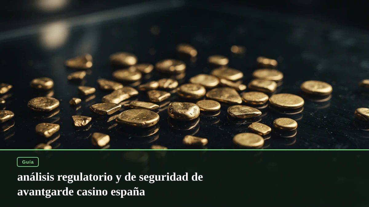 análisis regulatorio y de seguridad de avantgarde casino españa