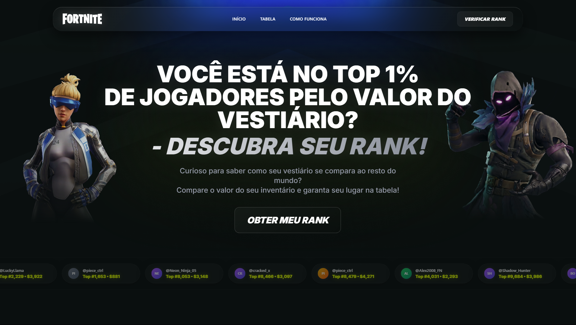 Stored capture of skinrank.pro