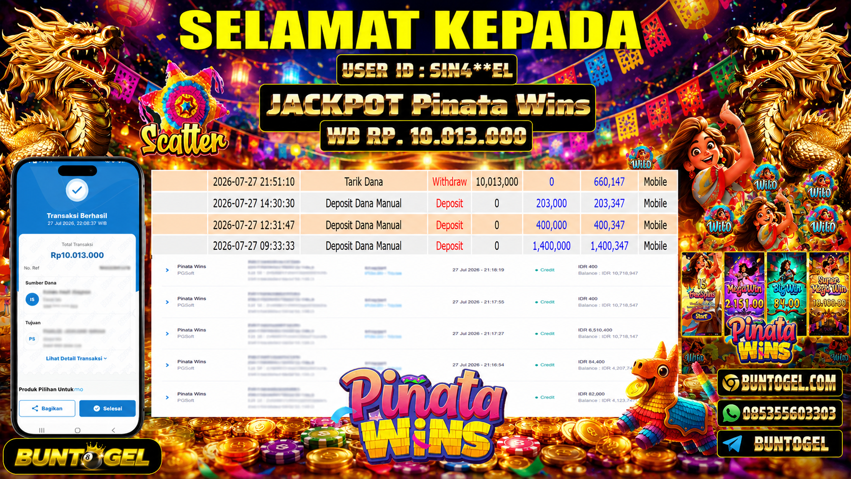 BUKTI BAYAR BUNTOGEL