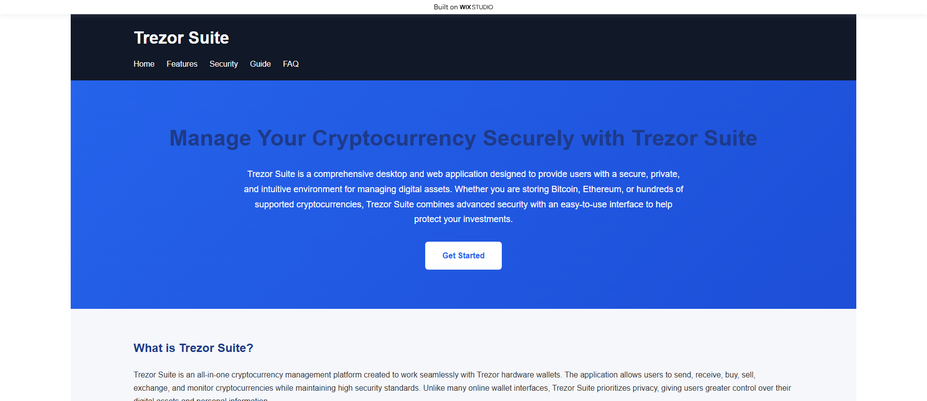 Forensic screenshot of ex-appsuite.wixstudio.com showing the phishing page layout