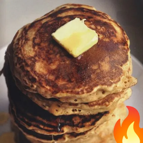 Постер Банановые панкейки с припеком