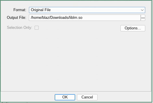 Save as original file