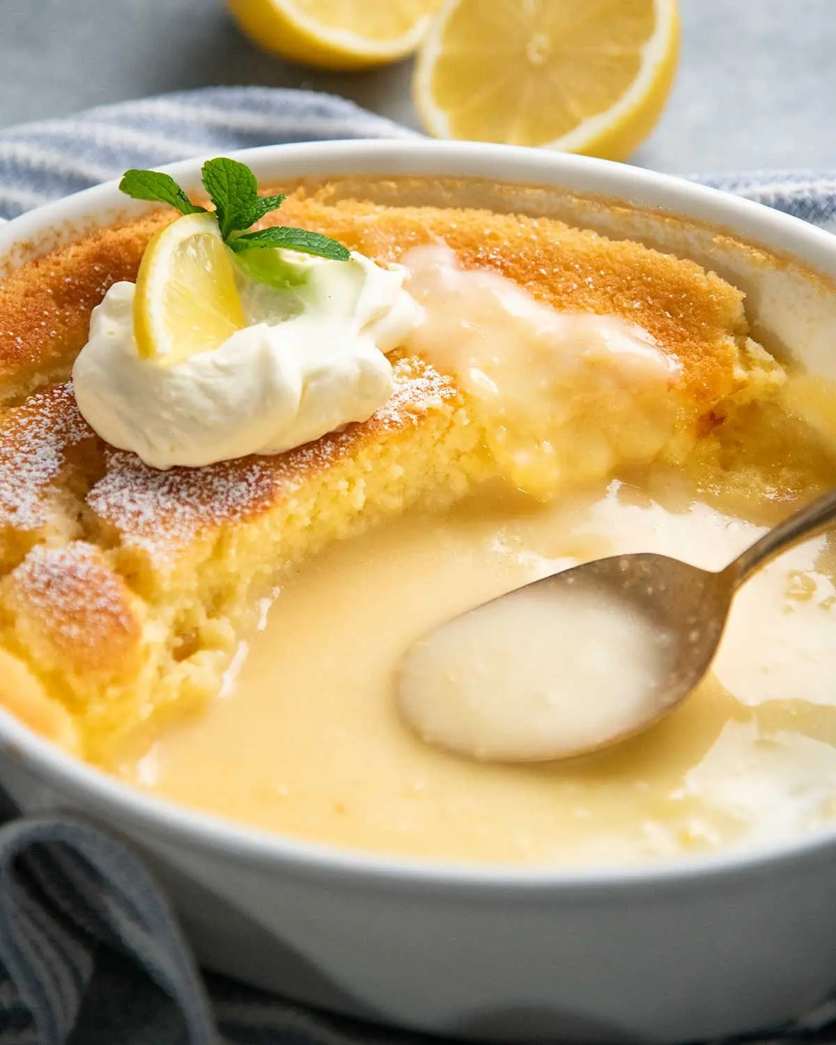 The Secret to Perfectly Saucy Lemon Pudding