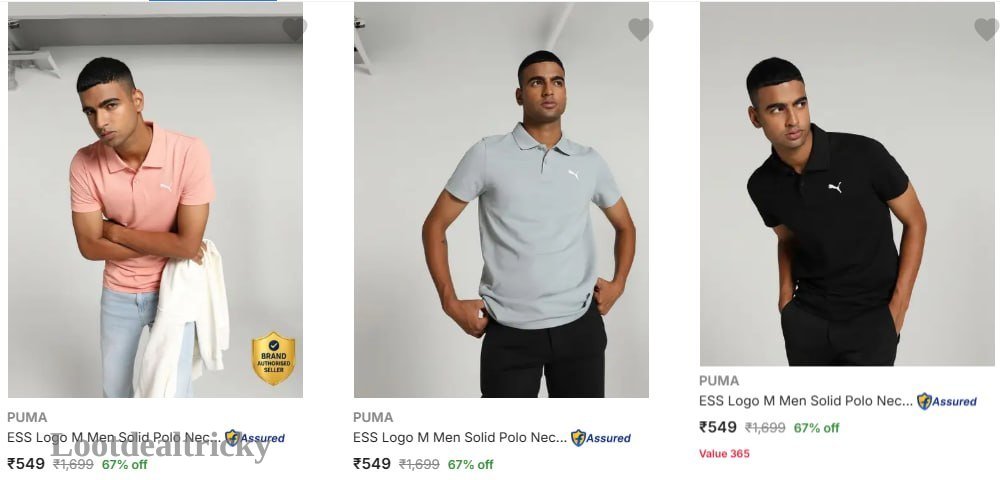 Puma Polo Tshirt Offer Image