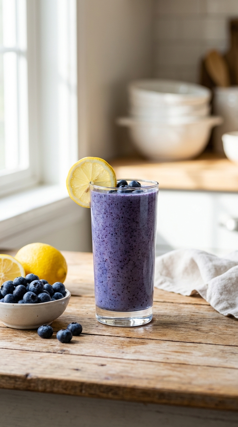 Zesty Lemon Blueberry — Refreshing Morning Wake-Up