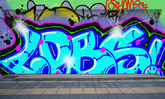 Graffiti artwork by LPBER