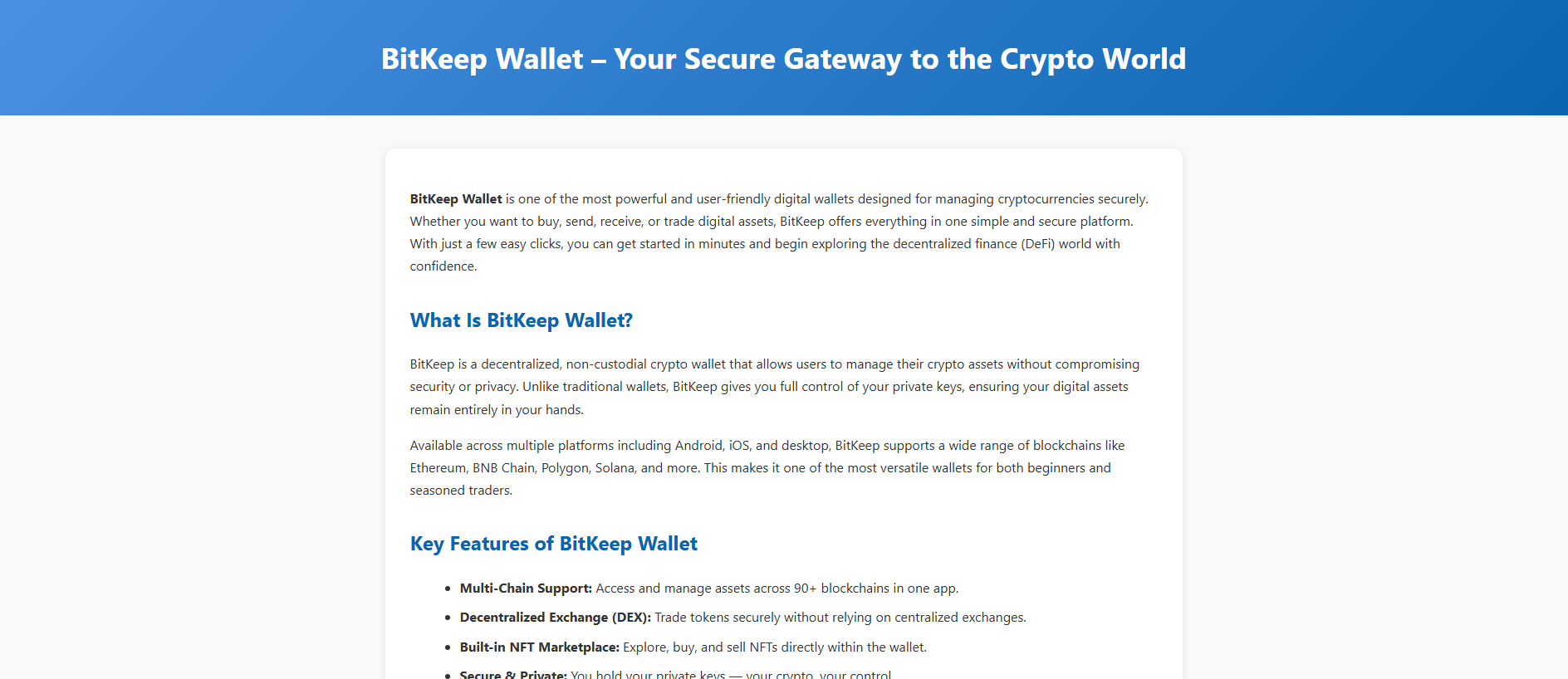 Screenshot of bitkeep-wallet-eng.pages.dev