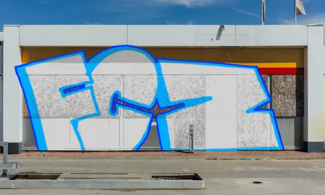 Graffiti artwork by Warzawa