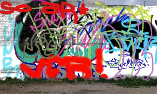 Graffiti artwork by SOLAR