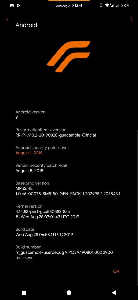 [9.0][OFFICIAL]Resurrection Remix v7.0 [guacamole] XDA Forums