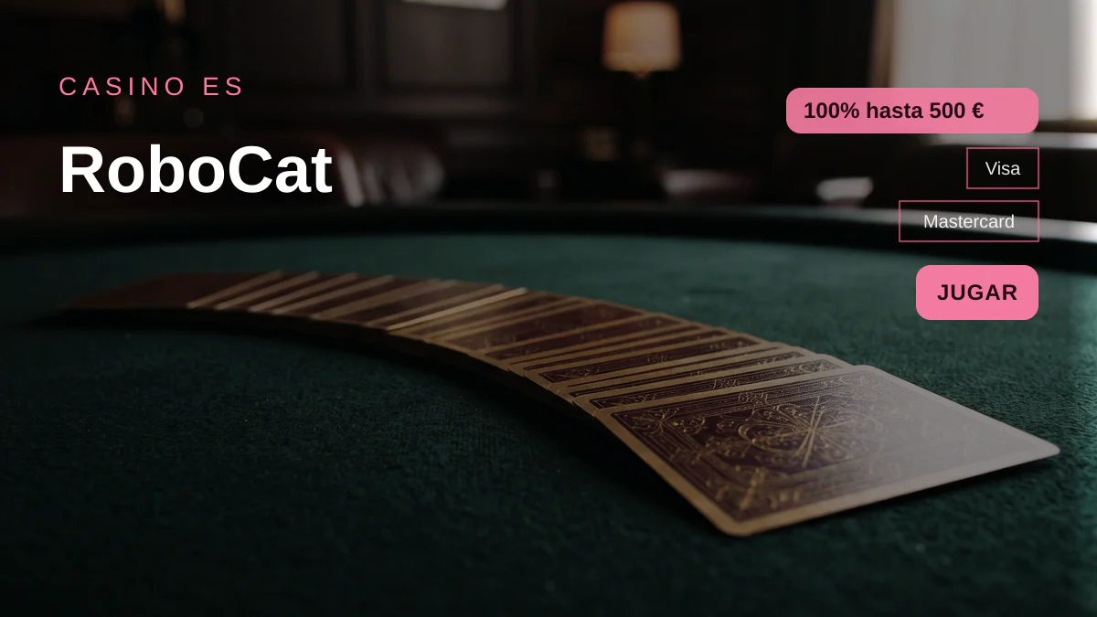 RoboCat casino — bono de bienvenida 100% hasta 500 € + 10 FS, pagos: Visa, Mastercard, Skrill, Neteller, Paysafecard RoboCat casino — bono de bienvenida 100% hasta 500 € + 10 FS, pagos: Visa, Mastercard, Skrill, Neteller, Paysafecard