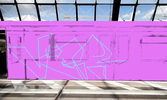 Graffiti artwork by Phull