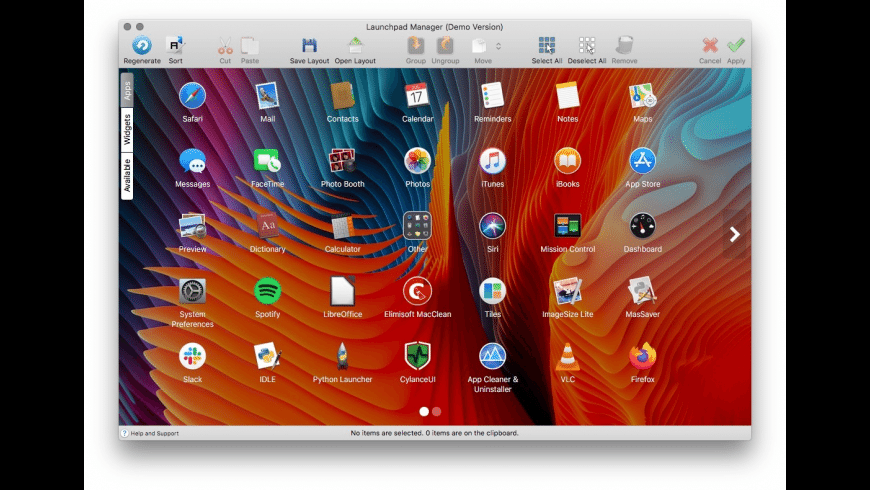 Launchpad Manager Mac — organizing, grouping and sorting Launchpad icons