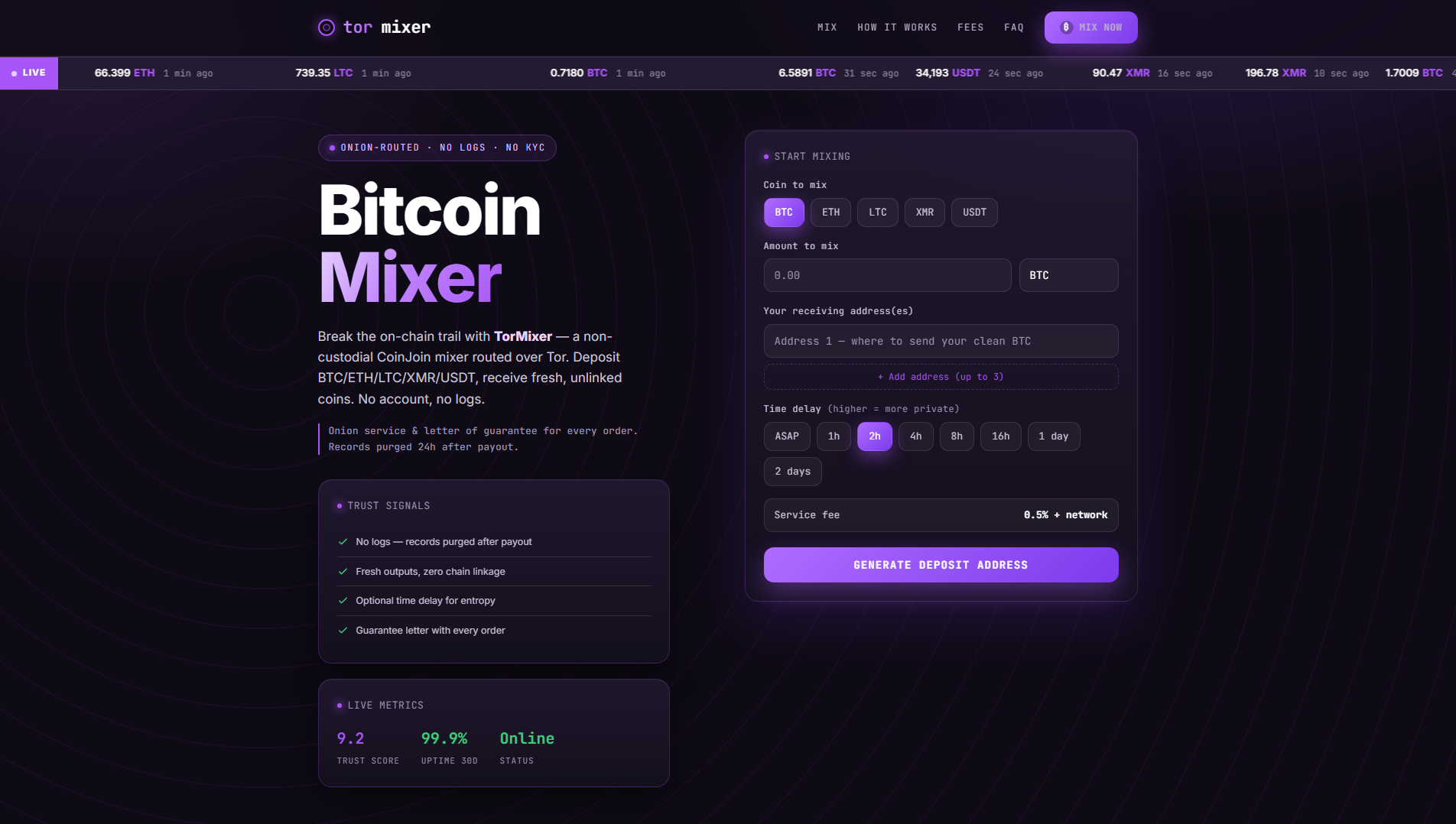 Stored capture of monero-mixer.vip