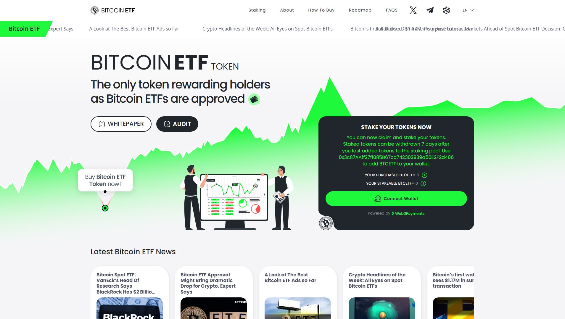 Stored screenshot of bitcetftoken.pages.dev