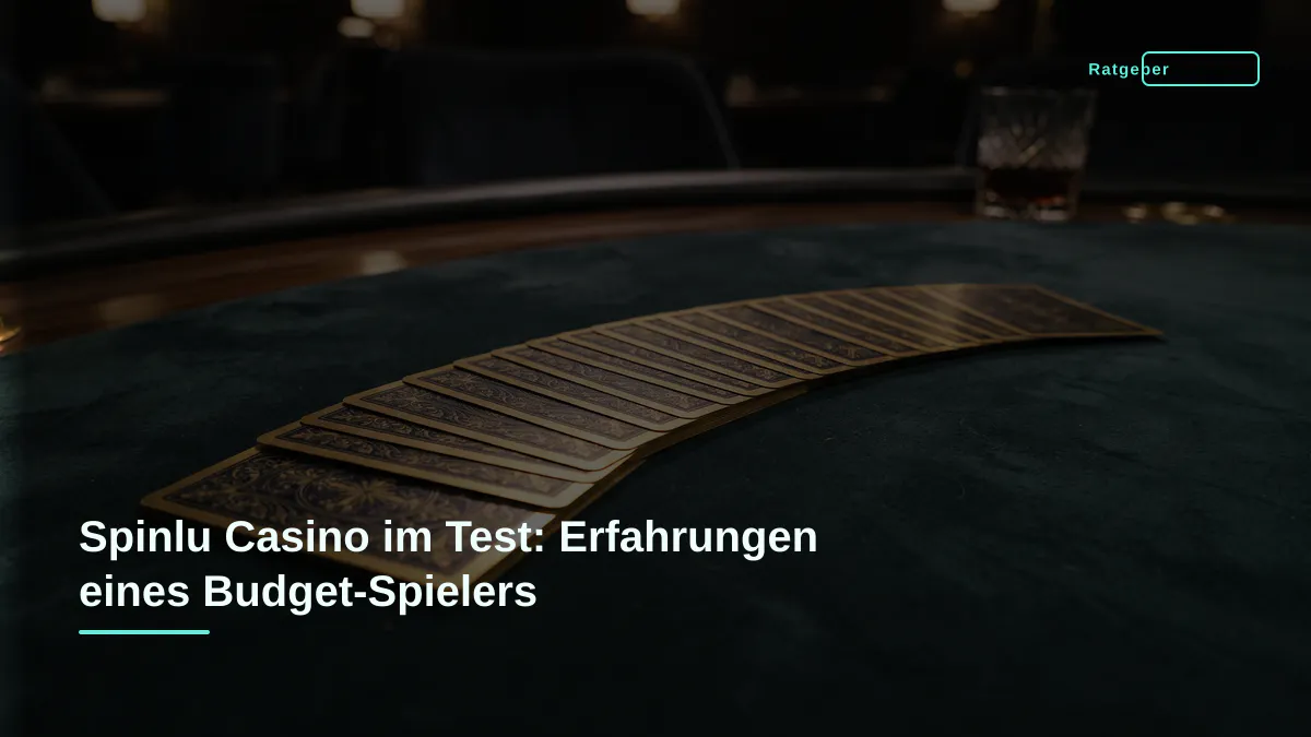 Spinlu Casino im Test: Erfahrungen eines Budget-Spielers