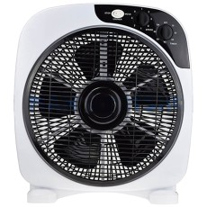 White and Black Box Fan, 300mm, 50W, 240V, 3-Speed
