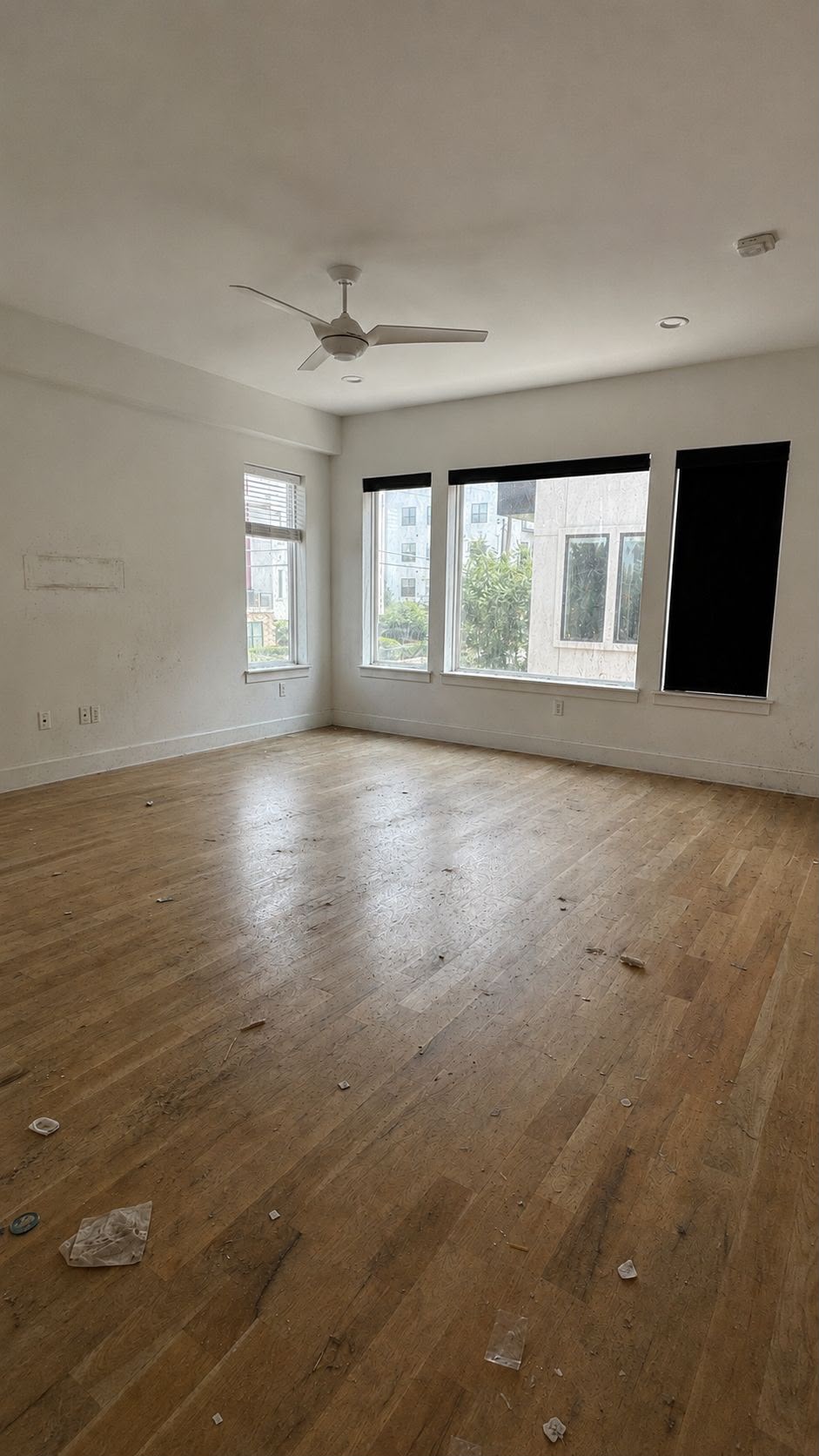 Floor before cleaning
