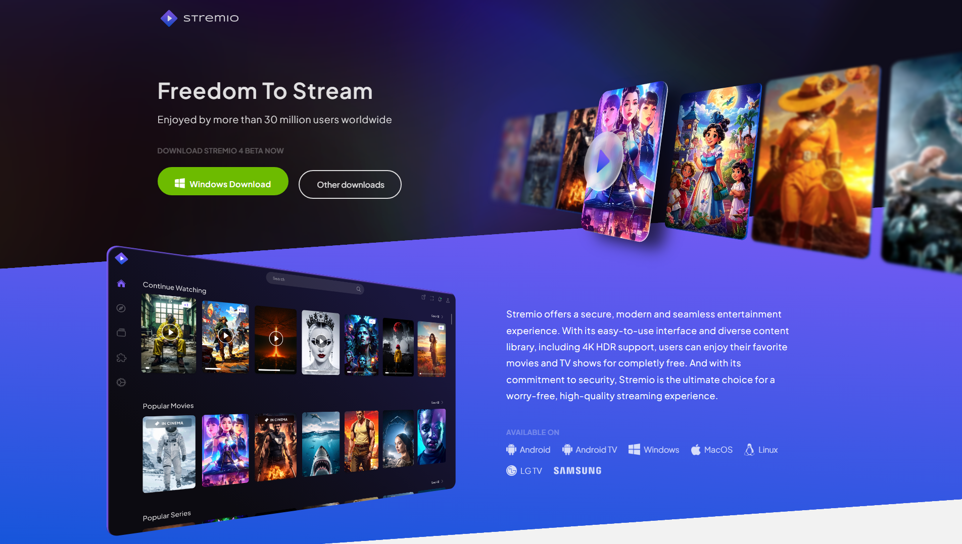Stored capture of stremiotv.online