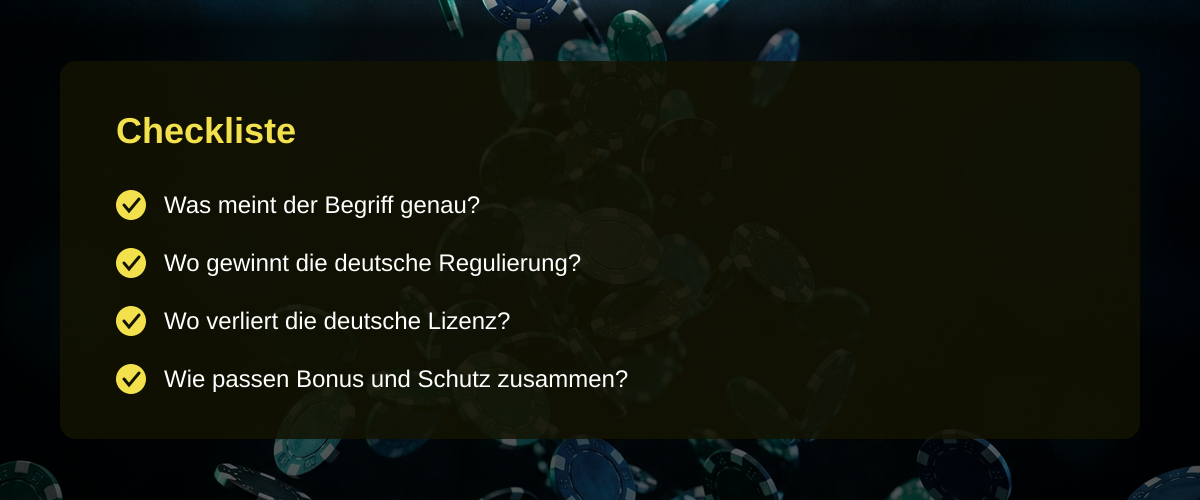 Casino online ohne einzahlung bonus: Freiheit gegen deutsche Grenzen  Checkliste