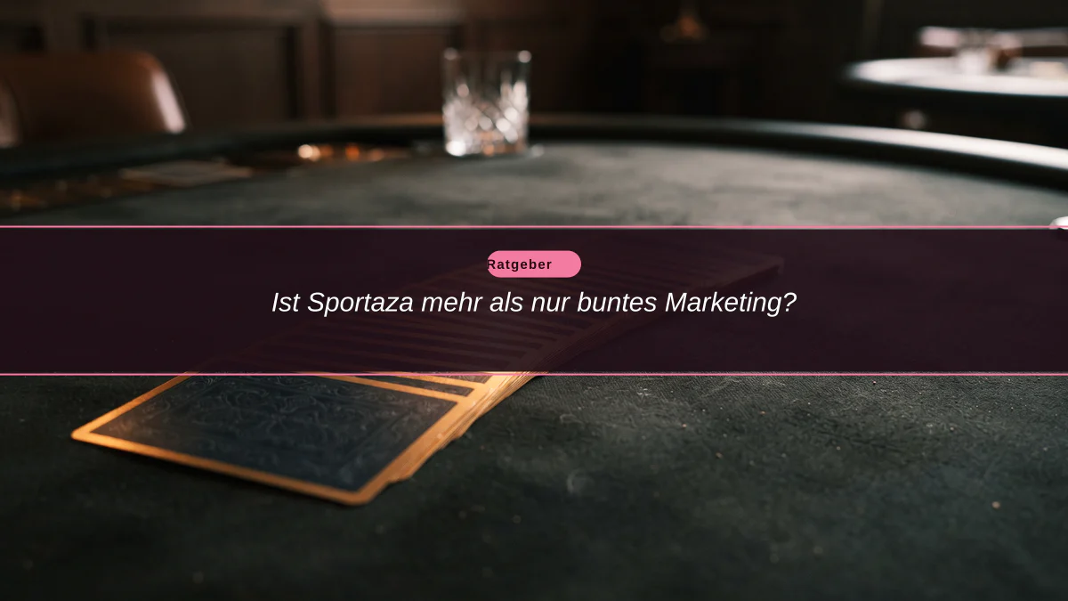 Ist Sportaza mehr als nur buntes Marketing?