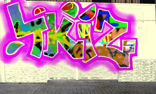 Graffiti artwork by Tkiz