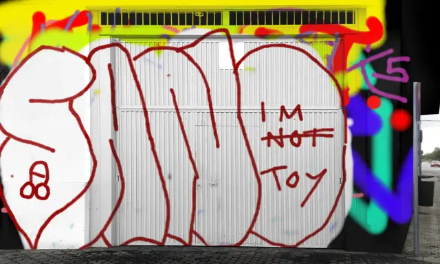 Graffiti artwork by sanoman12