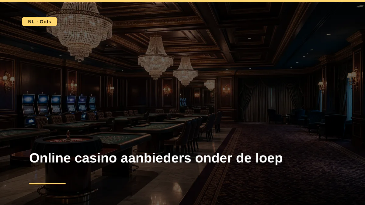 Online casino aanbieders onder de loep