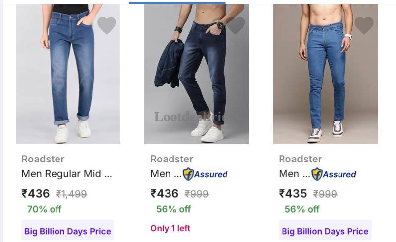 Roadster Men Jeans | Exclusive Sale Discount