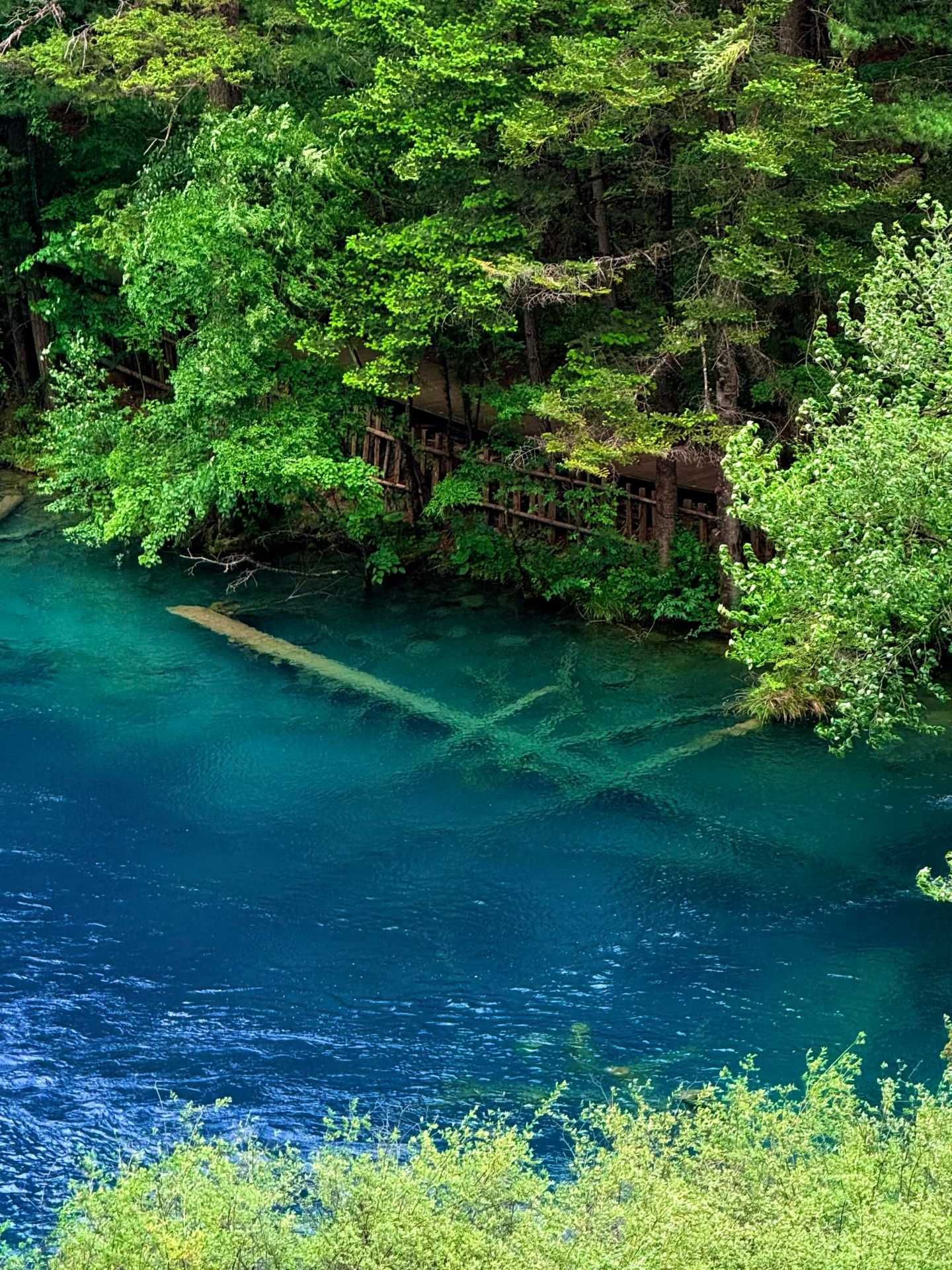 Jiuzhaigou color-shifting lakes and waterfalls in northern Sichuan