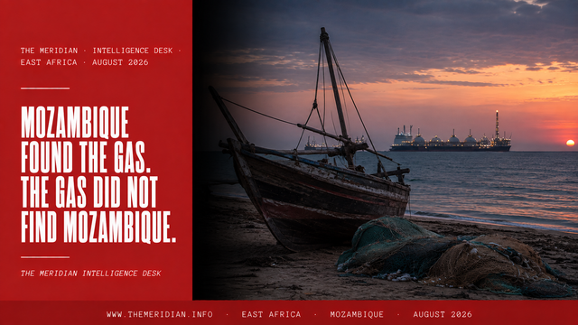 Mozambique Gas Paradox Rovuma Basin Cabo Delgado The Meridian August 2026
