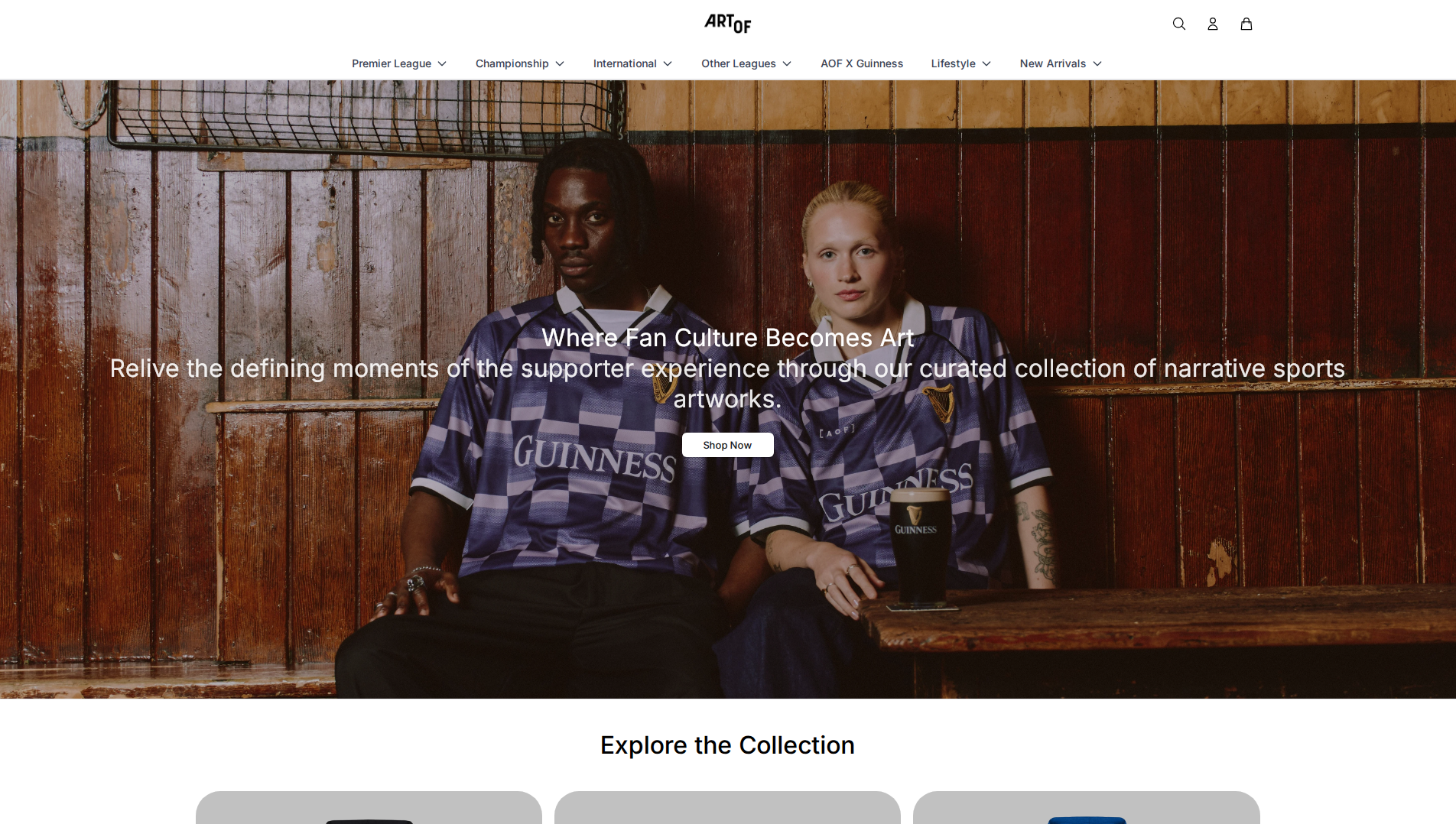 Stored capture of artoffootballstore.shop