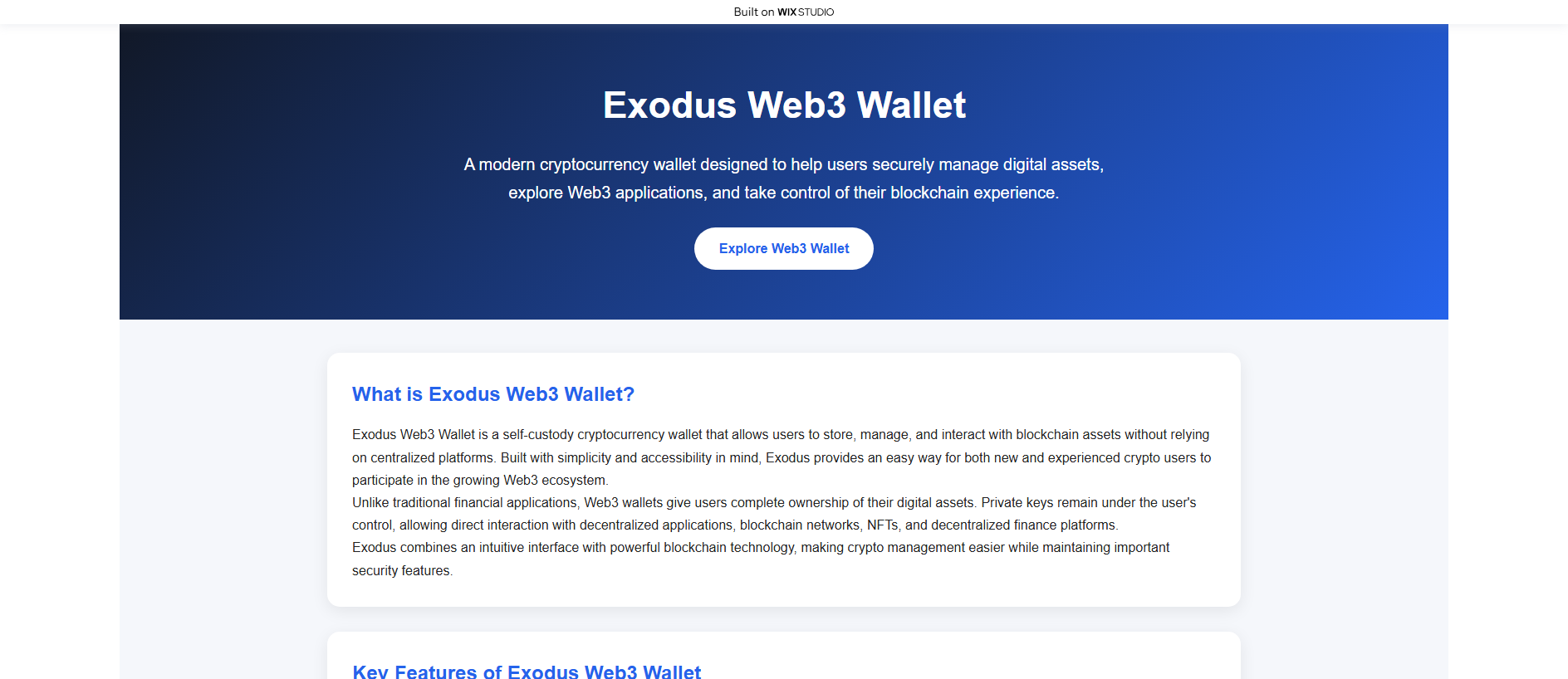 Forensic screenshot of connect-webexedus.wixstudio.com showing the phishing page layout
