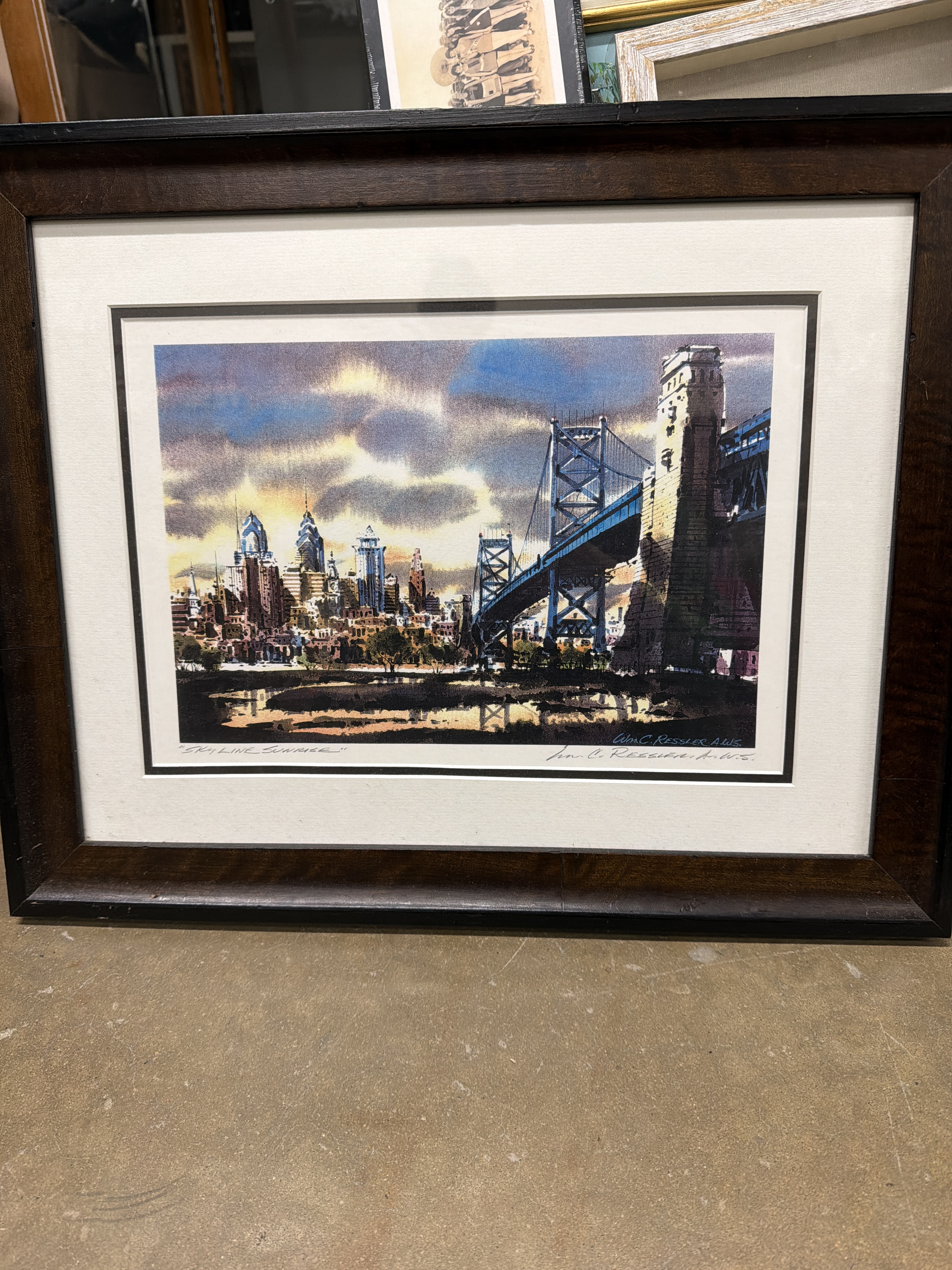 Sky Line Sunrise Art