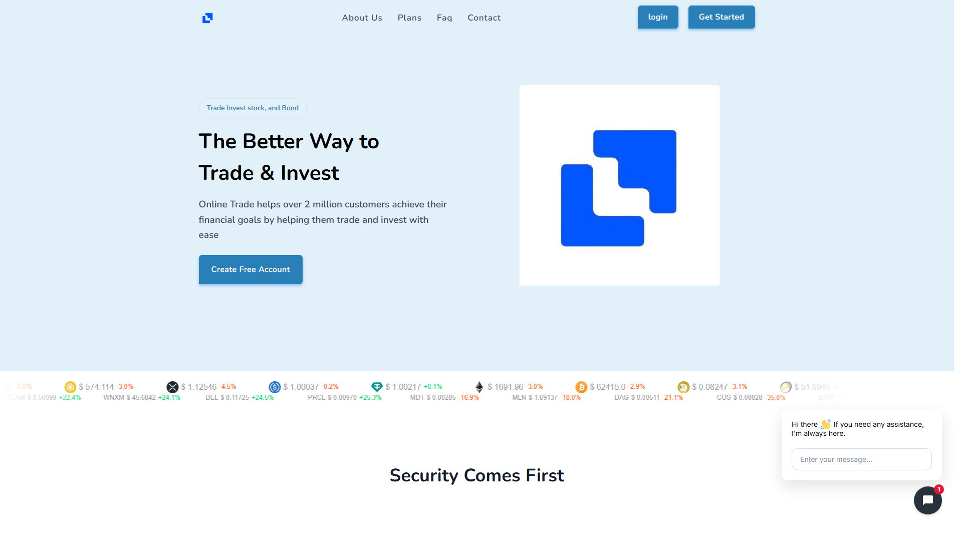 Stored capture of dashboard.liquid-exchange.com
