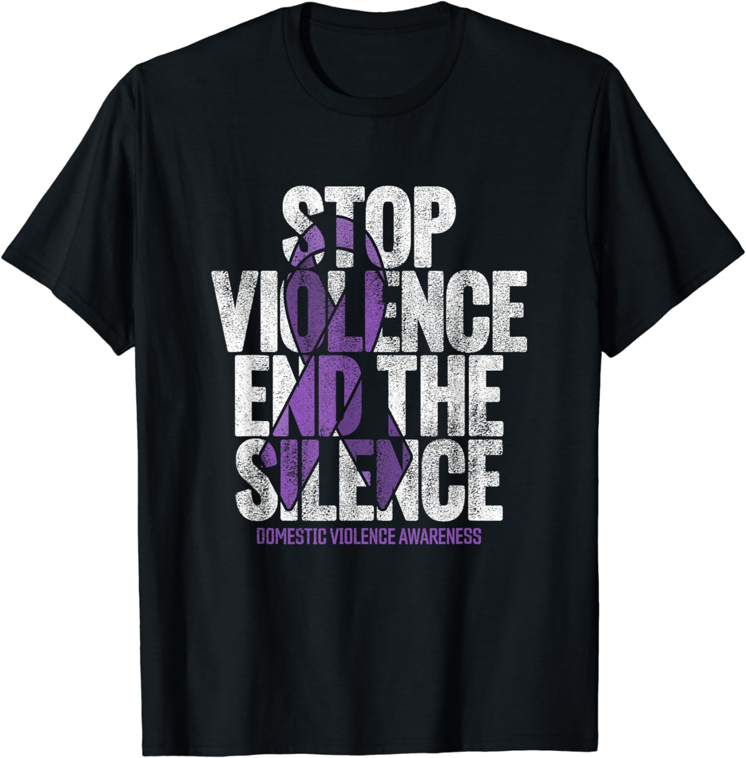Stop Violence End The Silence Domestic Violence Gift Unisex T-Shirt