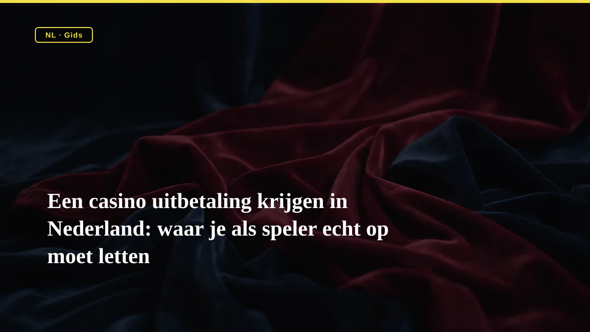 Een casino uitbetaling krijgen in Nederland: waar je als speler echt op moet letten