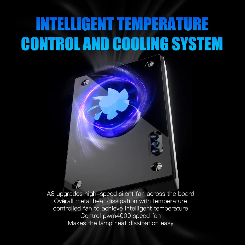A8SE II Max 240W Full Spectrum WiFi App Programmable Marine LED